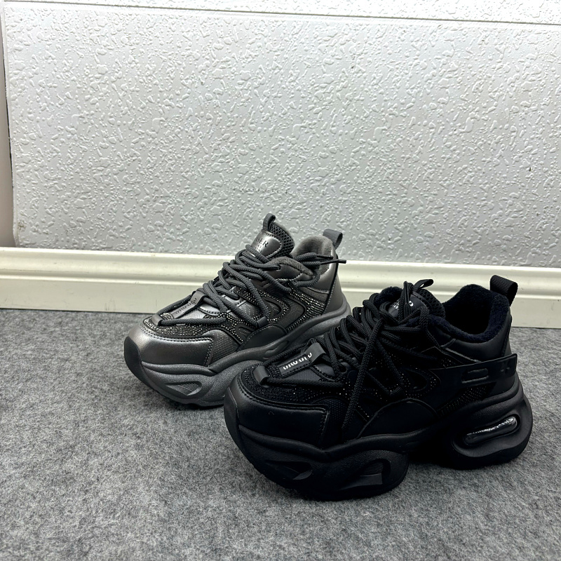 25秋冬季新款女鞋系带休闲鞋