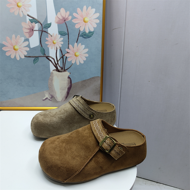 复古森系名族风软底防滑舒适包头