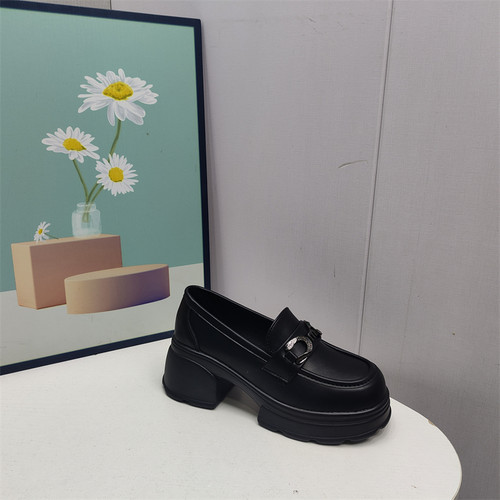 百搭乐福鞋女鞋复古英伦风单鞋