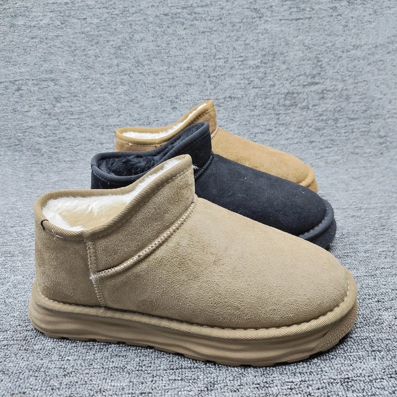 时尚男棉鞋短筒面包鞋雪地靴