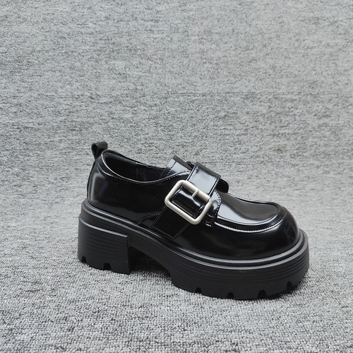 英伦风圆头厚底小皮鞋时尚休闲鞋