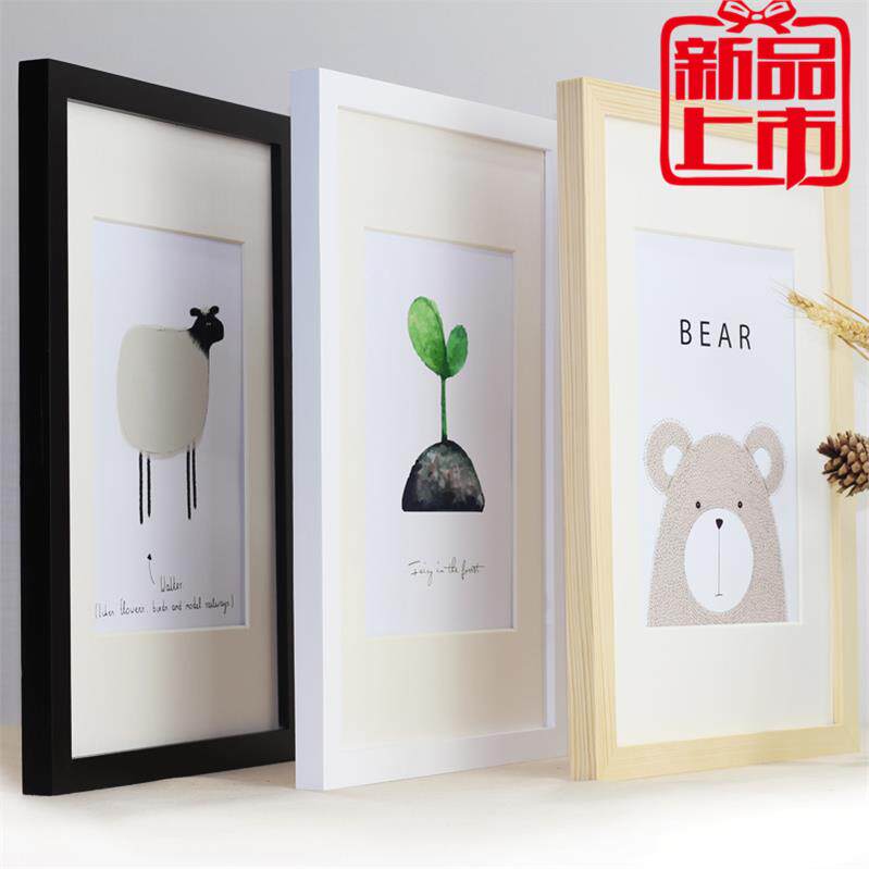 广告框相框挂墙贴免打孔创意七寸欧式框家居房间照片木质木框毕业|ruв категории Домашний быт, рамка/рамка - от Buy2taobao.com для оказания профессиональной услуги покупки агента Taobao