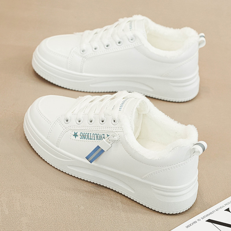 冬季加绒小白鞋女2025新款百搭棉鞋子爆款学生板鞋保暖休闲运动鞋,女鞋,棉鞋,淘宝优惠券,粉丝福利购,淘宝优惠卷