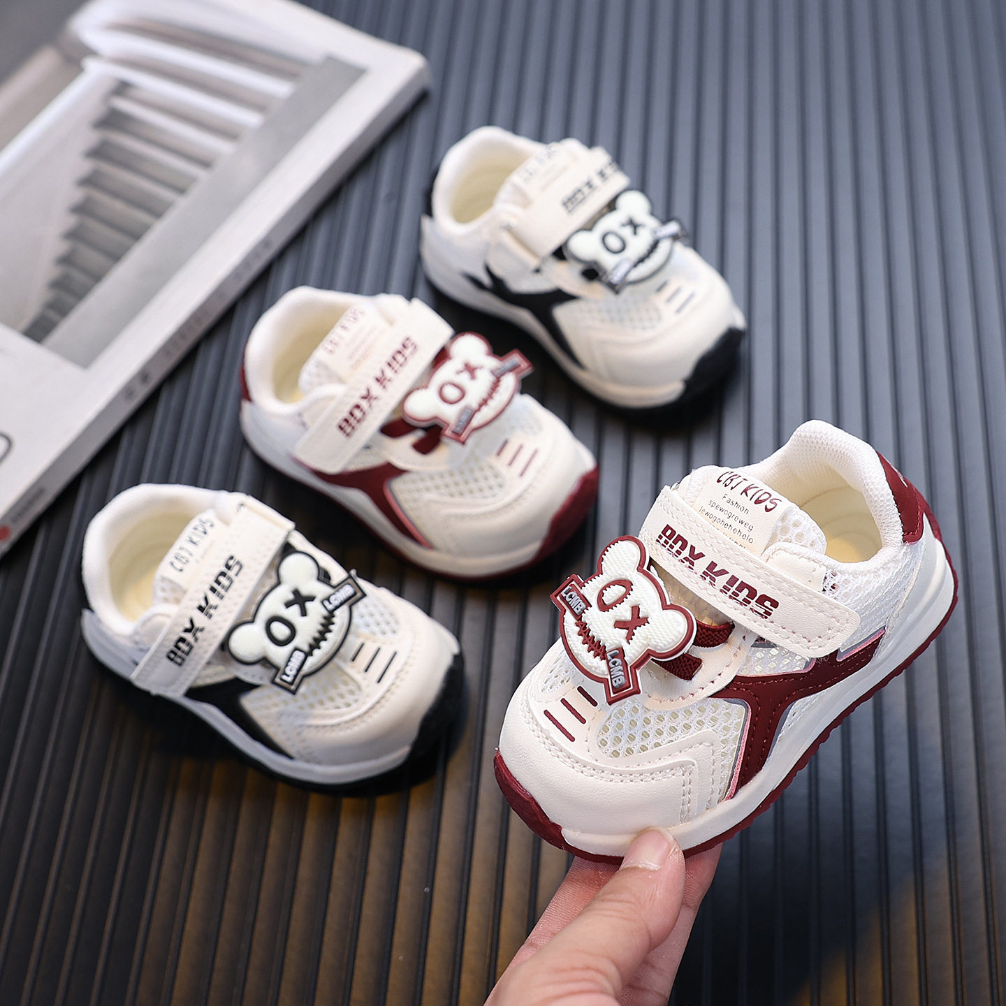 2026夏季儿童运动鞋1-3岁学步鞋软底透气男女童缕空网面跑步鞋