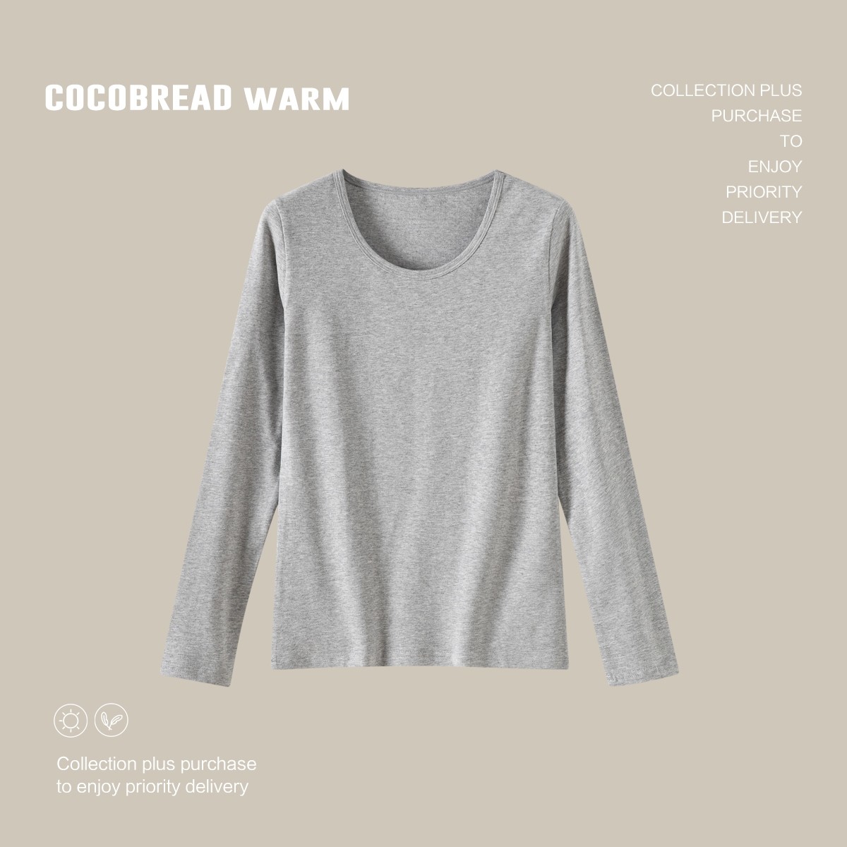 纯棉保暖外穿内搭甜美风可爱秋衣