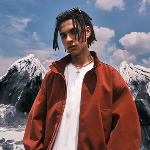 Nuthink美式 复古廓形加厚PU皮衣夹克外套保暖立领男女2025冬新款