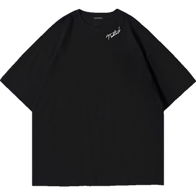 宽松潮流情侣装简约短袖T恤男潮