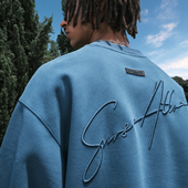 男女新款 Nuthink美式 刺绣字母圆领卫衣潮牌加绒宽松男士 2026年春