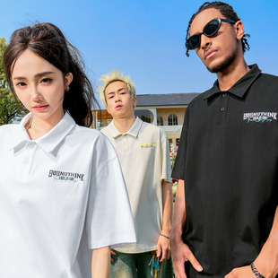 Nuthink索罗娜凉感polo衫翻领冰丝潮牌刺绣字母男女新2026年夏季
