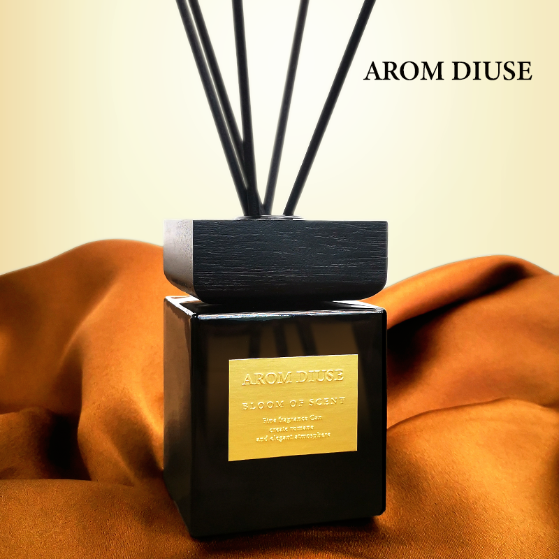 500ML大容量木盖香薰精油家用客厅卧室高级酒店香氛室内高档摆件