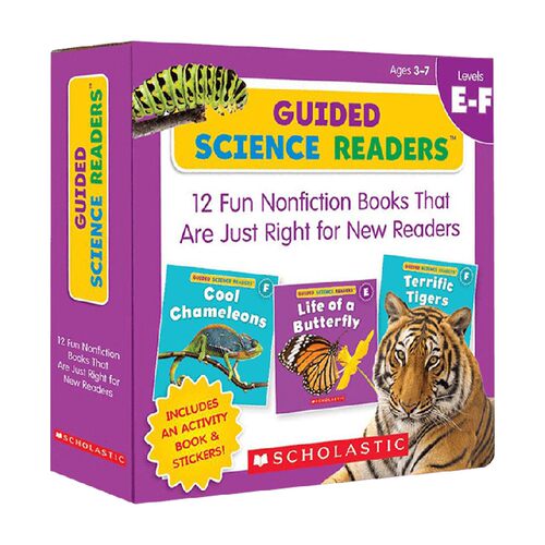 英文原版 Guided Science Readers Parent Pack Levels E-F 引导科学-家长套装 E-F级