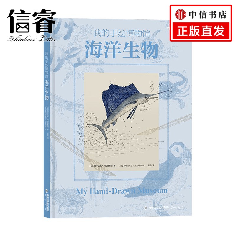我的手绘博物馆：海洋生物 7-10岁 维尔吉妮·阿拉德基迪 著 童书科普