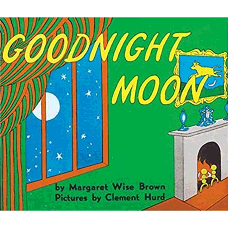 【英文原版3-6岁】月亮晚安 Goodnight Moon 低幼启蒙 儿童认知