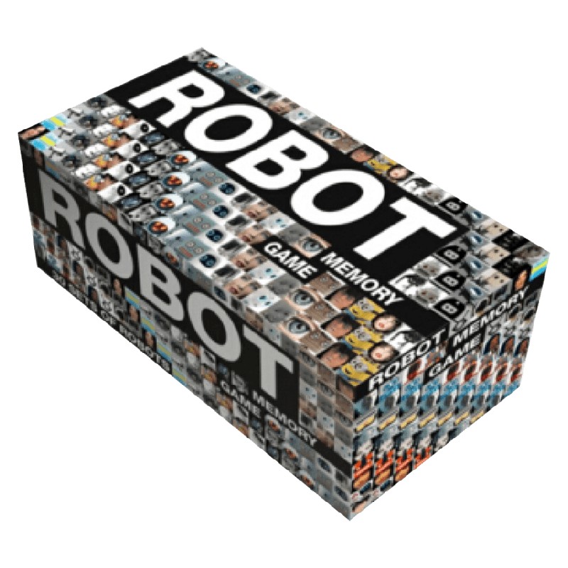 英文原版 Robot Memory Game 机器人记忆游戏