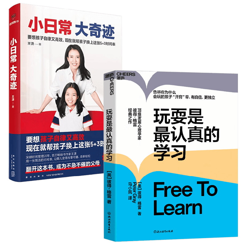 玩耍是最认真的学习+小日常 大奇迹 王潇等 著 教育