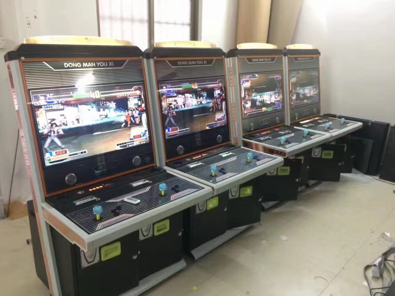 2024年新款儿童机礼品双人摇杆投币游艺机大型电玩