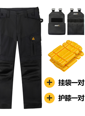 工装裤男夏薄款加强版耐磨户外休闲通勤直筒作训裤多口袋战术裤