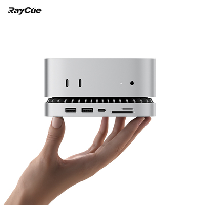 Raycue 2025新款 MACMINI M4 拓展坞支架 支持拓展硬盘