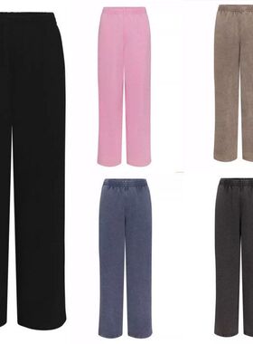 SKIMS卡戴珊BOYFRIEND FLEECE PANT休闲裤家居裤纯色直筒运动宽松