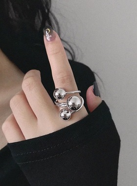 星球轨道戒指不规则个性甜酷风