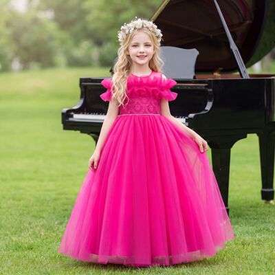 evening party girl kids clothes gift girls baby for dresses
