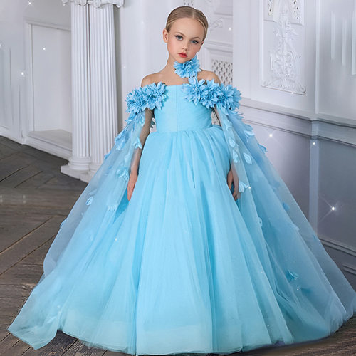 Children's Baby Girls Ball Gown Party Princess Dresses Kids