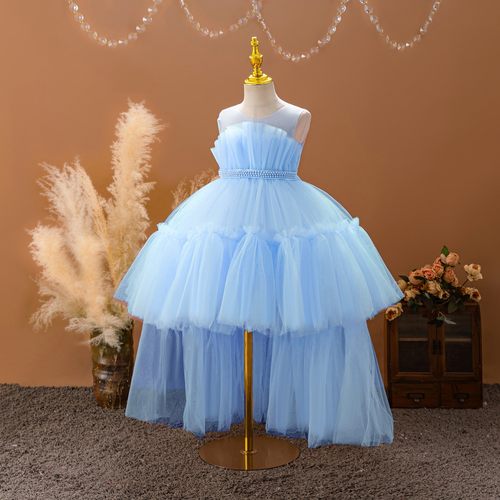 Birthday Princess Dress Girls Party Kids Performance Dresses