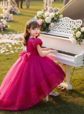 Summer children's dresses baby girls dress for kids clothes