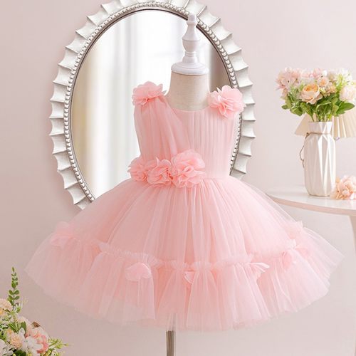 Pengpeng Princess Dress Splicing Dress Piano Play Girl Dress