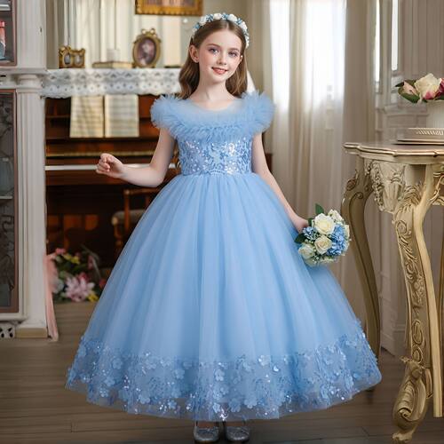 girl Baby Gown Formal Dress for Girls kids Dresses Clothing