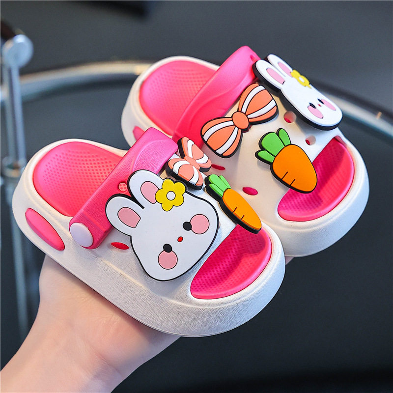 儿童凉拖鞋夏季卡通可爱软底防滑EVA男孩女童小孩子居家甜美拖鞋