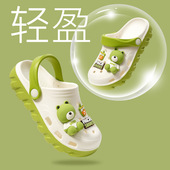 儿童洞洞鞋 男女童防滑透气轻便软底舒适外穿沙滩凉鞋 夏季 包头拖鞋