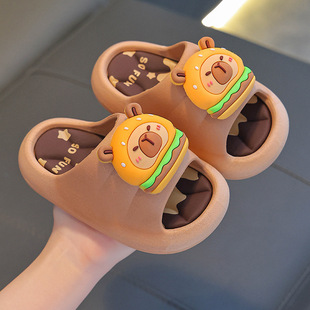 凉拖鞋2026新款男童亲子卡皮巴拉儿童拖鞋夏宝宝室内防滑女孩居家