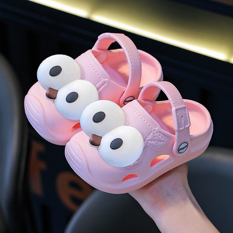 宝宝拖鞋夏儿童洞洞鞋婴幼儿小童凉鞋男童软底女童凉拖鞋EVA防撞