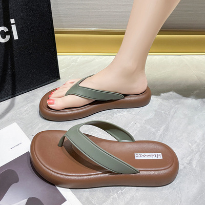 仙女风海边沙滩耐磨沙滩人字拖鞋