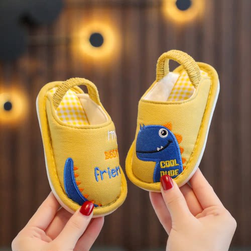 婴儿幼儿学步鞋居家1岁半2防滑秋