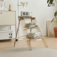 北欧透明设计师家用梯子架折叠室内多功能置物架网红三步人字梯