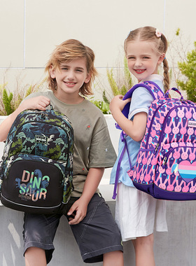 开学季mok新款小学生书包1-3-6年级女孩轻便双肩包减负儿童背包笔