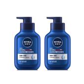 妮维雅男士 新包装 水活畅透精华洁面双支装 深层清洁保湿