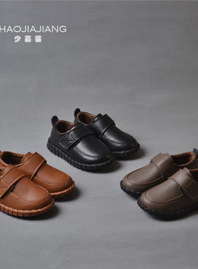 防滑保暖柔软魔术贴皮鞋