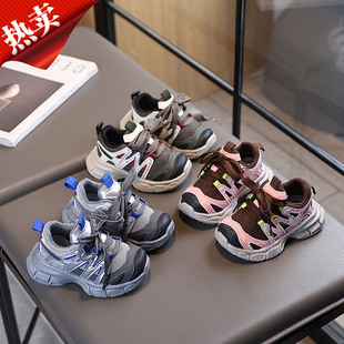 小童老爹鞋耐脏百搭男幼儿园跑步单鞋女童运动鞋2026新款商场同款