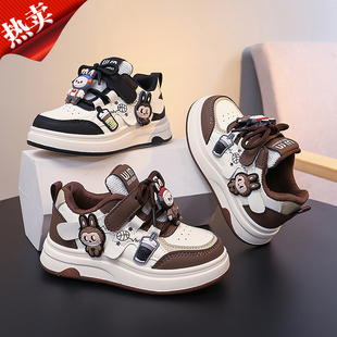 潮牌高级感男童鞋2026新款今年流行爆款中大童鞋女童可爱休闲板鞋