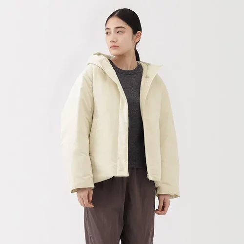 MUJI女式不易沾水羽绒服