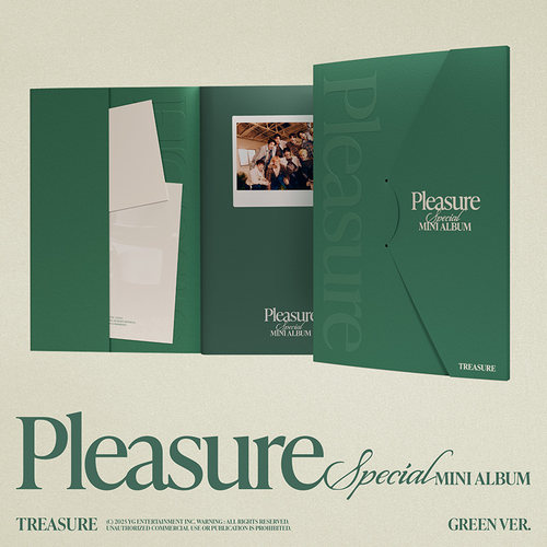 官方正版TREASURE专辑 Pleasure 宝石盒 mini EP小卡写真海报周边