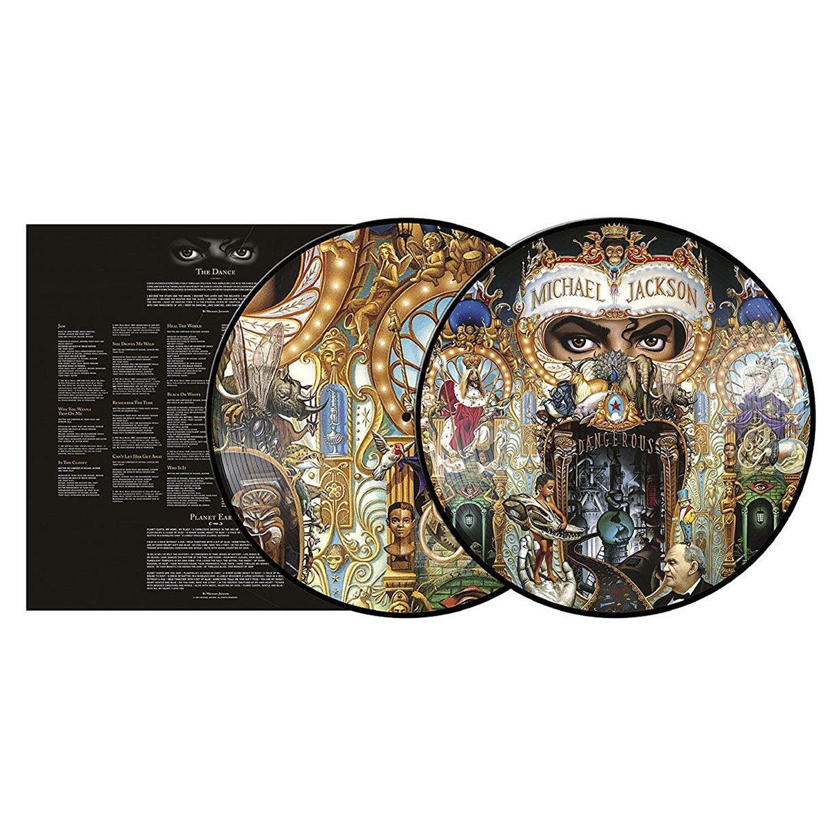 Michael Jackson 迈克尔杰克逊专辑 Dangerous 黑胶唱片12寸碟片