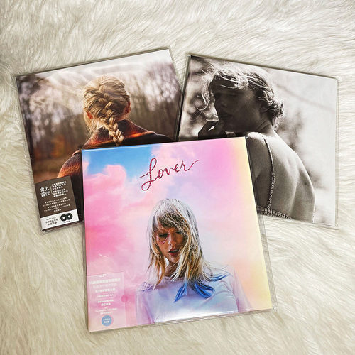 Lover/evermore/Folklore 三张彩胶套装正品