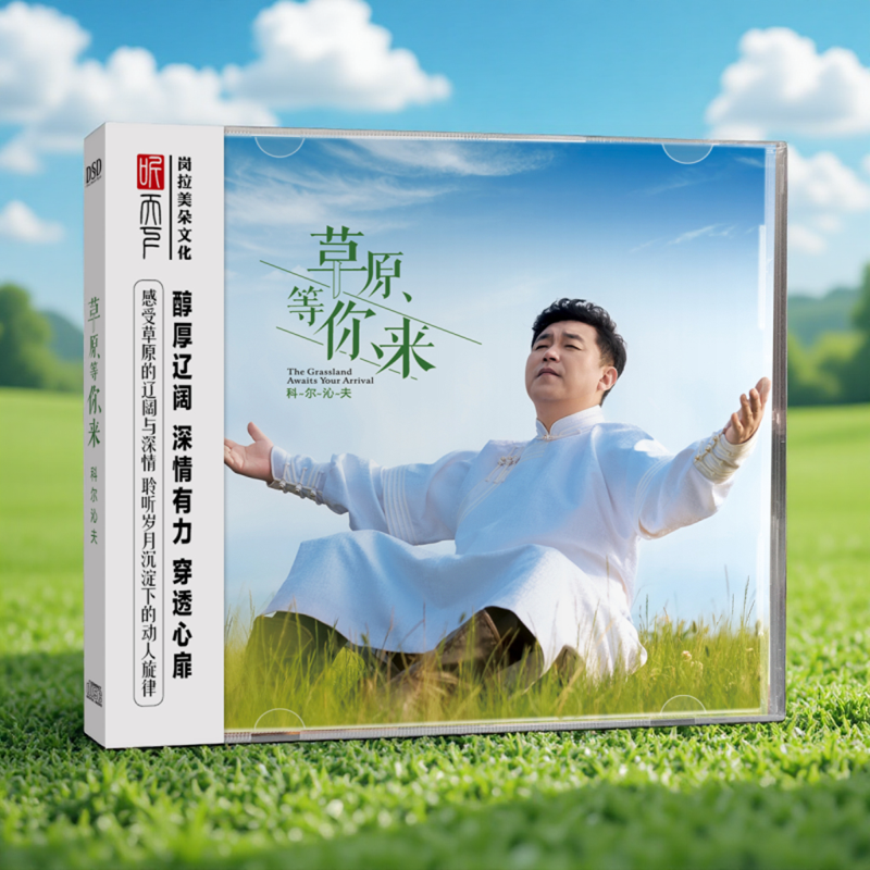 正版 草原等你来 科尔沁夫 DSD CD 无损草原发烧歌曲汽车载音乐碟