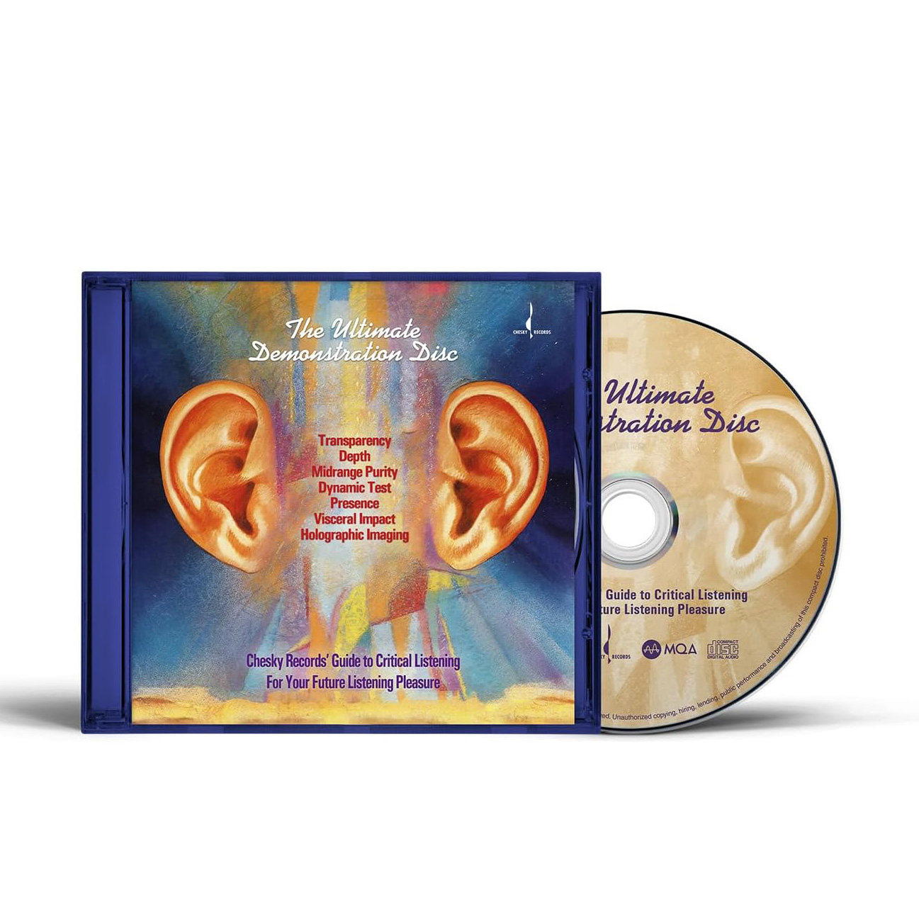 原装正版 两只耳朵极品试音碟 MQA CD HIFI试音煲机音乐发烧碟片