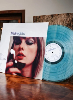 泰勒斯威夫特Taylor Swift 霉霉专辑 Midnights 黑胶唱片正版彩胶