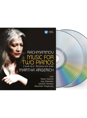 欧版 阿格里奇 - 拉赫玛尼诺夫 双钢琴音乐 2CD 原装正版古典唱片